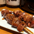 料理メニュー写真 朝〆やんばる若鶏レバー串（1本）
