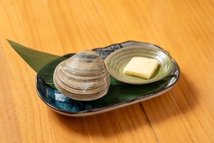 白蛤(ホンビノス)のバター醤油焼き