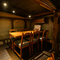 半個室完備◎少人数から宴会まで！落ち着く大人の隠れ家