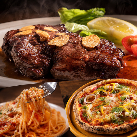 肉×本格ピッツァを気軽に満喫！全43品食べ放題イタリアン