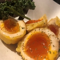 料理メニュー写真 半熟煮卵天ぷら