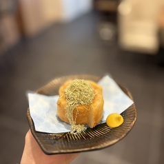 しみしみおでんのだいこんからあげ　とろろこんぶ　和辛子