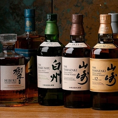 ◆日本酒、焼酎はもちろん、ジャパニーズウィスキーまで