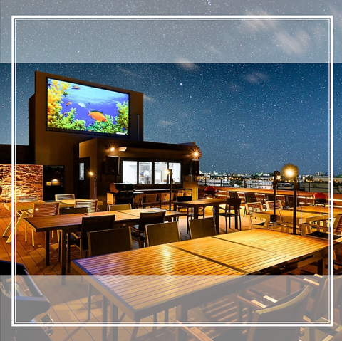 A4・A5石垣牛を炭火七輪で楽しむ屋上ビアガーデン｜石垣島の絶景×贅沢焼肉