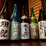 自慢の料理と合う日本酒は、福島の地酒を中心に県内外からご用意しています◎美味しい串と共に乾杯★