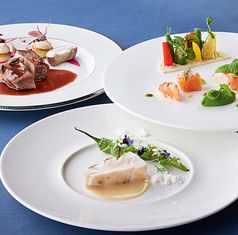 フレンチレストラン シエル アジュールのコース写真