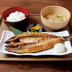 北海道真ほっけ一夜干し一尾定食