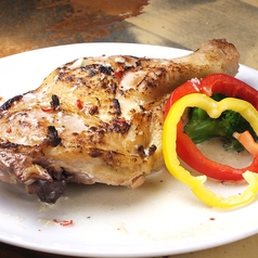 国産鶏の一夜干し鉄板焼