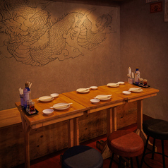 背景かわいい定番のお席