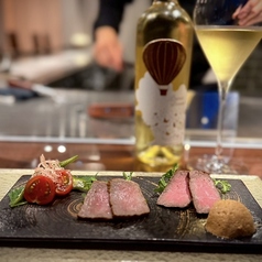 ローストビーフ二種盛り合わせ