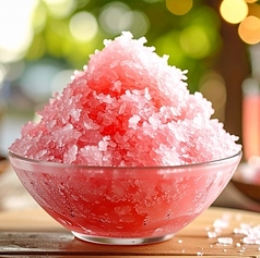 勇夢路(ゆめじ)の屋上にテラス席をご用意！BBQの締めにはかき氷もご用意あり♪の写真