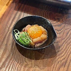 ずりとささみのユッケ