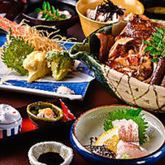 鯛と海老のお祝いコース ＜全9品＞ ～2時間飲み放題付～