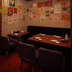 2名席と4名席、6名掛けに変更可能!