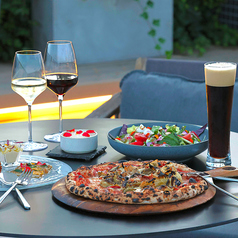 ルーフトップテラスのコース写真