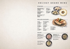 ホリデーグランドメニュー　25.8～