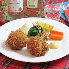 カニの海老巻コロッケやボルシチを堪能 全5品 ドンコース2400円 ロシア料理 バイカル 各国料理 ホットペッパーグルメ