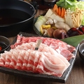 料理メニュー写真&nbsp;パイナップルあぐー豚 すき焼き 1人前