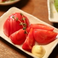 料理メニュー写真 冷やしトマト