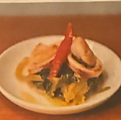 青菜と魚介のアーリオ・オーリオ