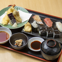 松葉定食～天ぷらと握り寿司～