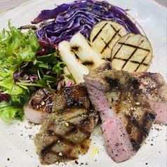 銘柄豚肩ロースのグリル ガルム風味