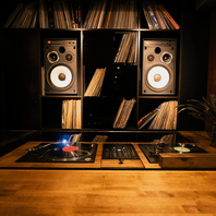 レコードの音色に包まれる、秘密のミュージックバー