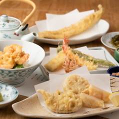 天ぷら新宿 つな八 なんば店のコース写真