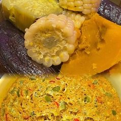 大豊収(特製玉子味噌と雑穀添え)