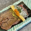 料理メニュー写真&nbsp;和牛ロースの利休巻焼
