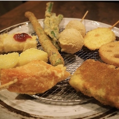 串揚げ さいの芽のコース写真