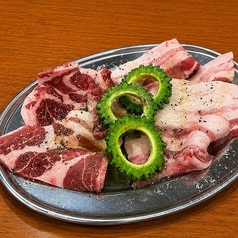 あぐー豚(バラ・ロース2種盛り)