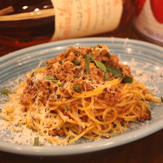 自家製ミートソースパスタ