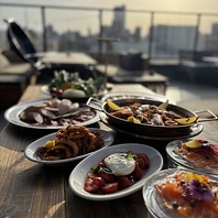 夏はテラス席でBBQ！冬にはテント個室でまったりと♪