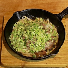 砂肝の鉄板焼き~葱まみれ~