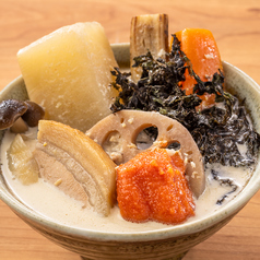季節の海苔明太クリームとん汁