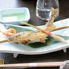国産あゆ塩焼き