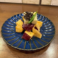 スイートポテト素揚げ#塩昆布#ハチミツ#バター