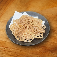 からし蓮根チップ