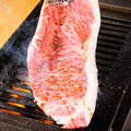 料理メニュー写真&nbsp;A5黒毛和牛ロース焼きしゃぶ<極旨>うぉうぉうの和牛ロース焼きすき(赤卵付き)