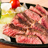 とろけるような口どけの和牛鉄板焼き＆豊富な一品料理