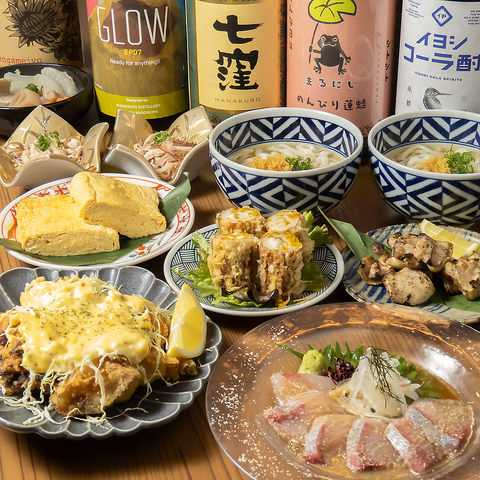 【倉敷駅から徒歩4分】絶品九州料理を堪能いただけます。2階席は全室完全個室です。