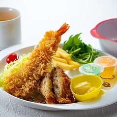お子様メンチカツご飯