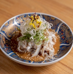 和牛センマイ刺し~胡麻のソース~