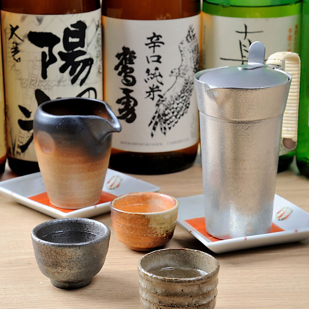 【日本酒と和食のマリアージュ。厳選された食材と日本酒の相性は抜群です。】