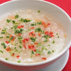 海鮮お粥/水餃子スープ(6個) 