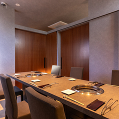 6名様用の個室です。