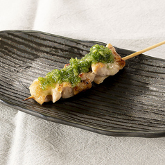 鳥ももねぎ塩焼き