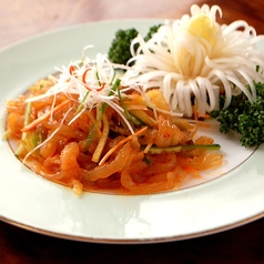 大連産クラゲの冷菜