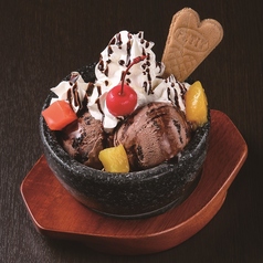 石鍋チョコパフェ